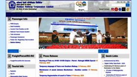 What Konkanrailway.com website looks like in 2024 