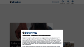 What Kkuriren.se website looks like in 2024 