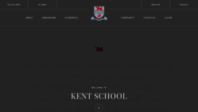 What Kent-school.edu website looks like in 2024 