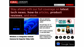 What Kunal-chowdhury.com website looked like in 2024 (1 year ago)