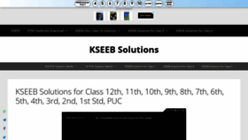 What Kseebsolutions.com website looks like in 2024 