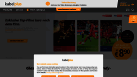 What Kabelplus.at website looked like in 2024 (1 year ago)
