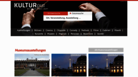 What Kulturpur.de website looks like in 2024 