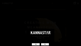 What Kannastar.com website looks like in 2024 