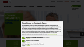 What Klinikumdo.de website looks like in 2024 