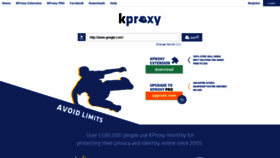 What Kproxy.com website looks like in 2024 
