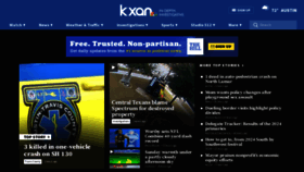 What Kxan.com website looks like in 2024 
