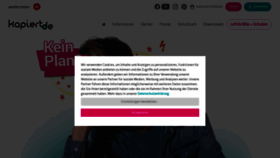 What Kapiert.de website looks like in 2024 
