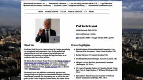 What Kryvoi.net website looks like in 2024 