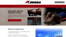 What Kangda-tool.com website looks like in 2024 
