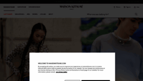 What Kitsune.fr website looks like in 2024 