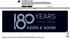 What Kern-sohn.com website looks like in 2024 