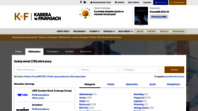 What Karierawfinansach.pl website looked like in 2024 (2 years ago)