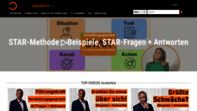 What Karriereakademie.de website looks like in 2024 