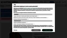 What Keskipohjanmaa.fi website looks like in 2024 