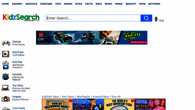 What Kidzsearch.com website looks like in 2024 