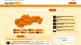 What Kamnapivo.sk website looks like in 2024 