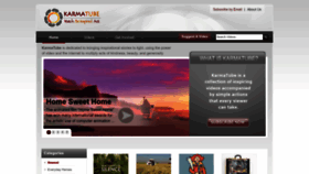 What Karmatube.org website looked like in 2024 (1 year ago)