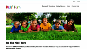 What Kidsturncentral.com website looks like in 2024 