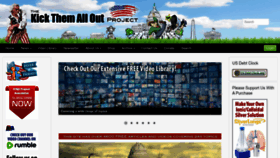 What Kickthemallout.com website looks like in 2024 