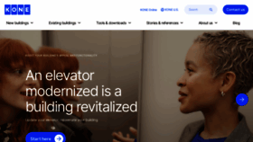 What Kone.us website looked like in 2024 (2 years ago)