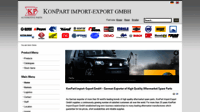 What Konpart.de website looks like in 2024 
