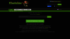 What Kissanime.com.ru website looks like in 2024 
