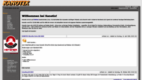 What Kanotix.com website looks like in 2024 
