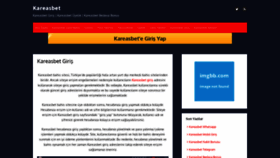 What Kareasbetbedavabonus.com website looks like in 2024 