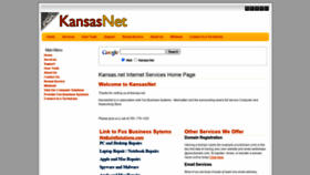 What Kansas.net website looks like in 2024 