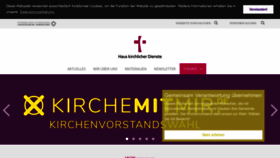 What Kirchliche-dienste.de website looks like in 2024 