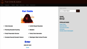 What Karisable.com website looks like in 2024 