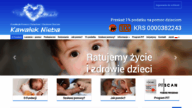 What Kawalek-nieba.pl website looks like in 2024 