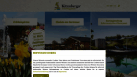 What Kittenberger.at website looks like in 2024 
