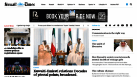 What Kuwaittimes.net website looks like in 2024 