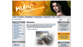 What Kvirc.net website looks like in 2024 