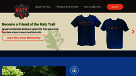 What Katytraildallas.org website looks like in 2024 