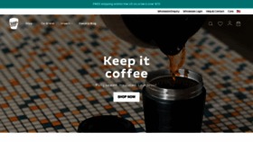 What Keepcup.com website looked like in 2024 (1 year ago)
