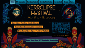 What Kerrville-music.com website looks like in 2024 
