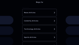 What Keyc.tv website looks like in 2024 