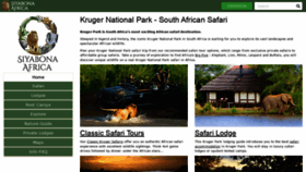 What Krugerpark.co.za website looks like in 2024 