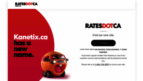 What Kanetix.ca website looks like in 2024 