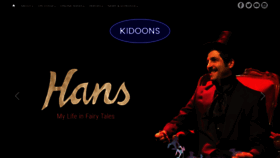 What Kidoons.com website looked like in 2024 (1 year ago)