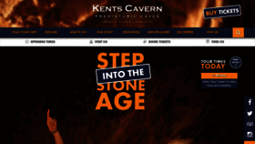 What Kents-cavern.co.uk website looks like in 2024 