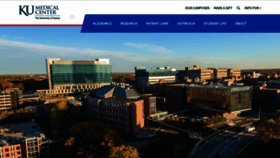 What Kumc.edu website looks like in 2024 