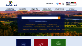 What Kraj-jihocesky.cz website looks like in 2024 