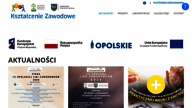 What Ksztalceniezawodowe.eu website looks like in 2024 