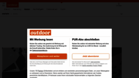 What Klettern.de website looks like in 2024 