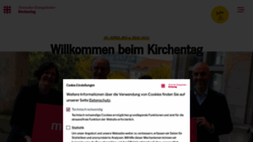 What Kirchentag.de website looks like in 2024 