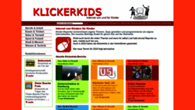 What Klickerkids.de website looks like in 2024 
